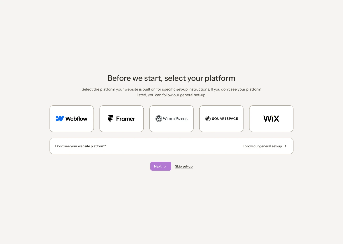 Product screen 2