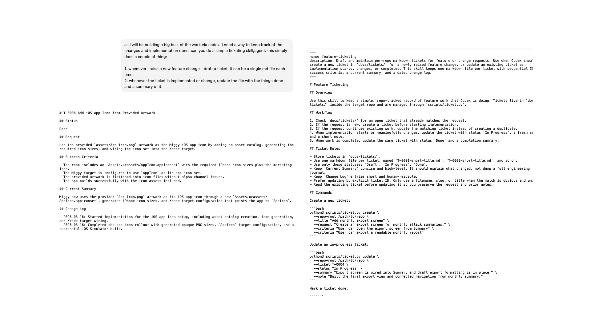 Codex workflow 2
