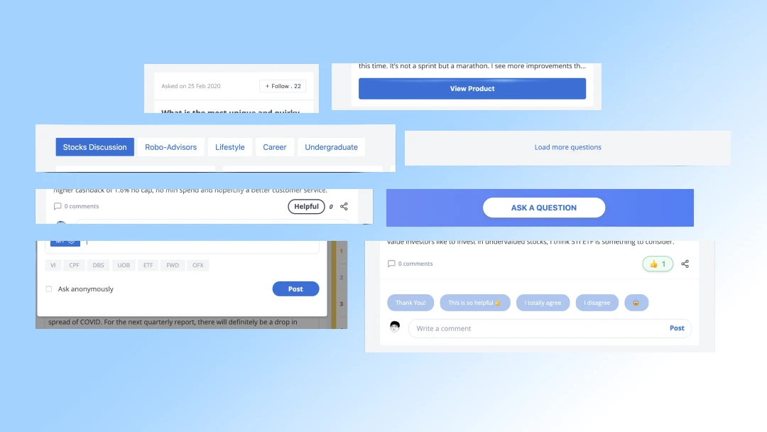 Visual audit of existing UI components